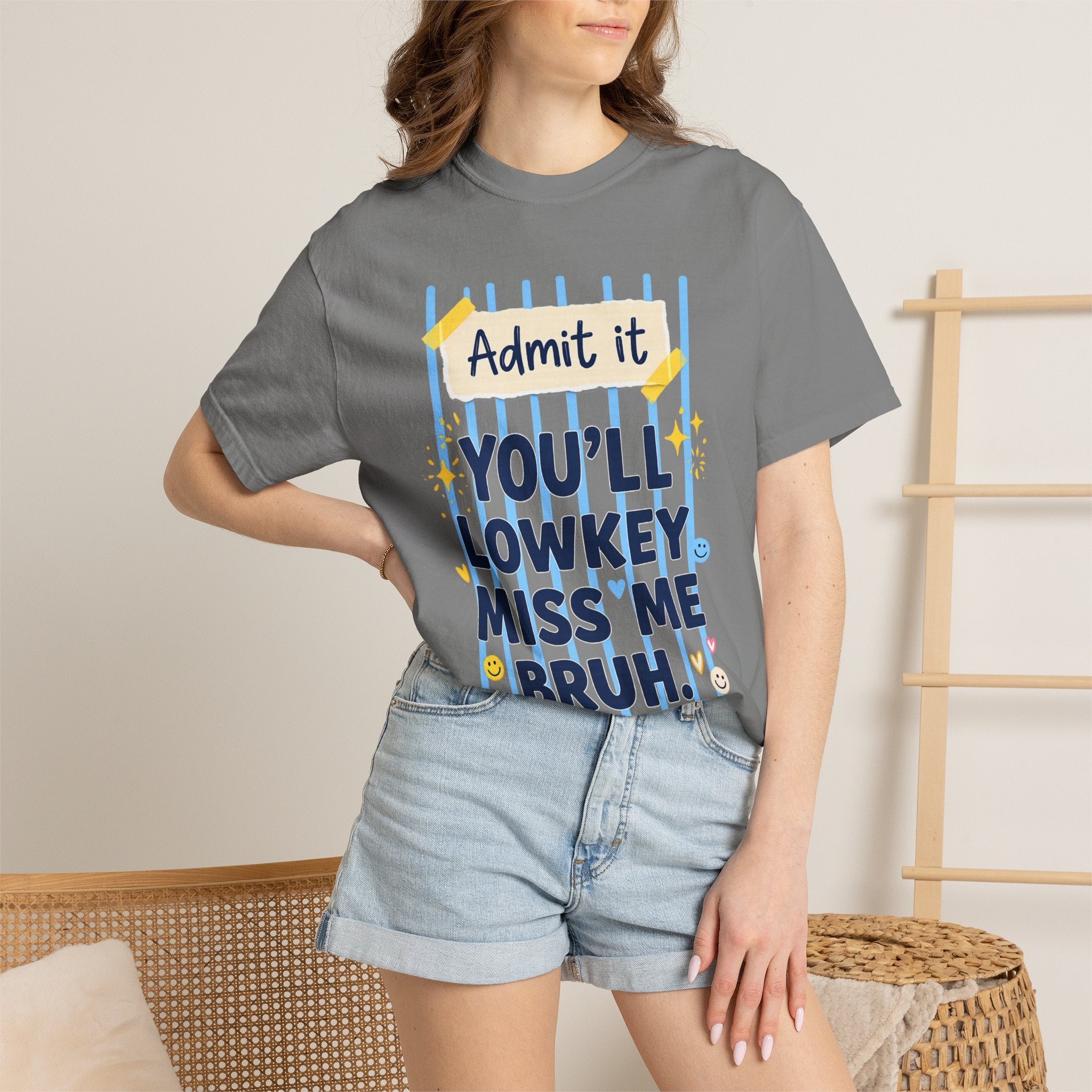 Funny Class Dismissed 'You’ll Lowkey Miss Me Bruh' T-Shirt —  last day of school