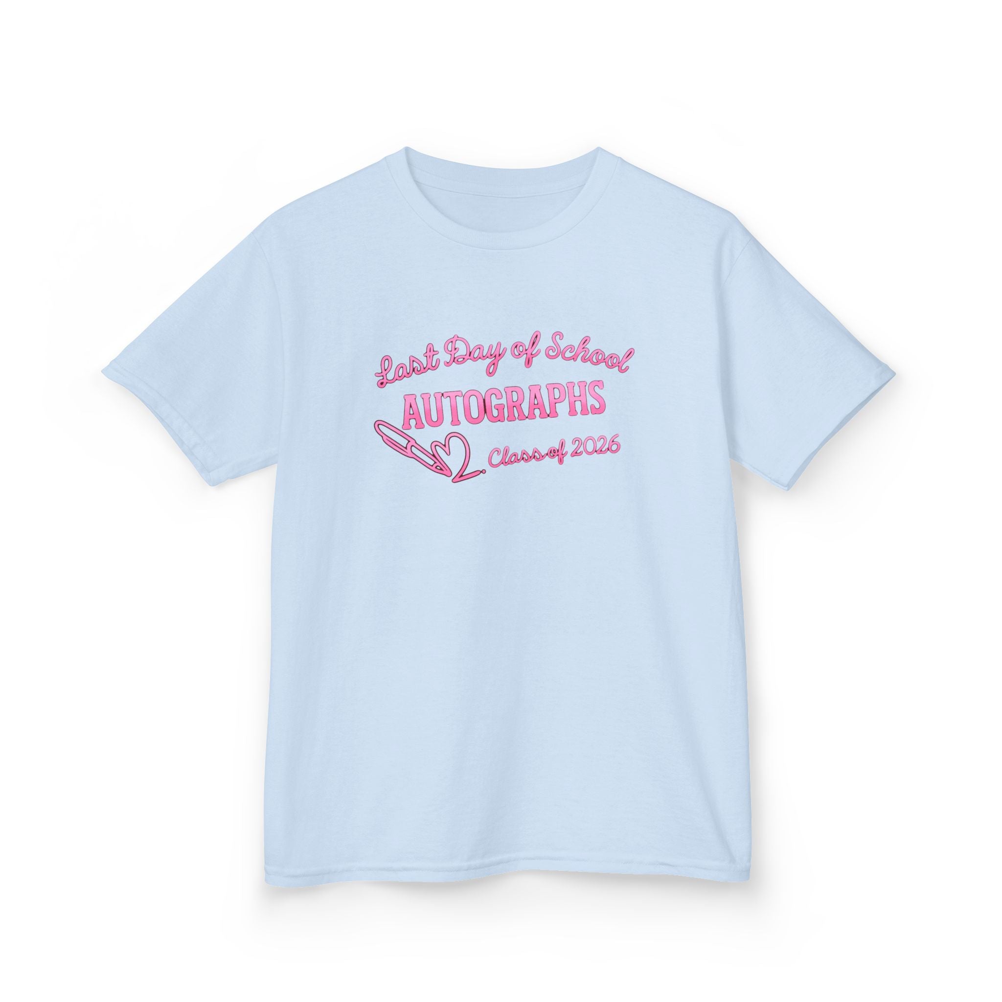 Pink Ribbon Last Day of School Autograph Shirt