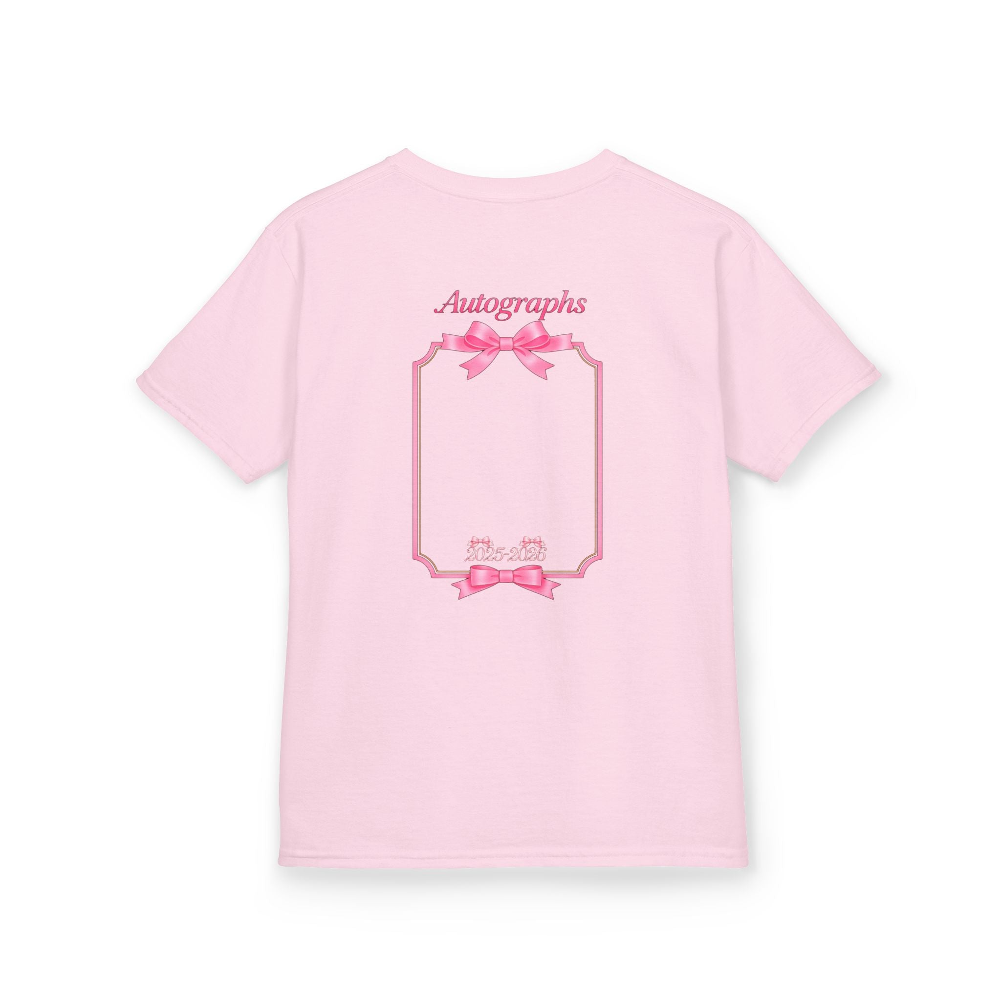 Pink Ribbon Last Day of School Autograph Shirt