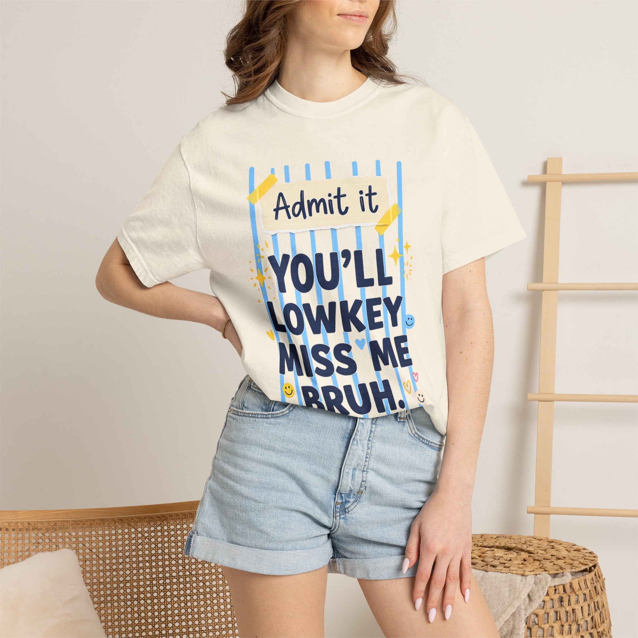 Funny Class Dismissed 'You’ll Lowkey Miss Me Bruh' T-Shirt —  last day of school